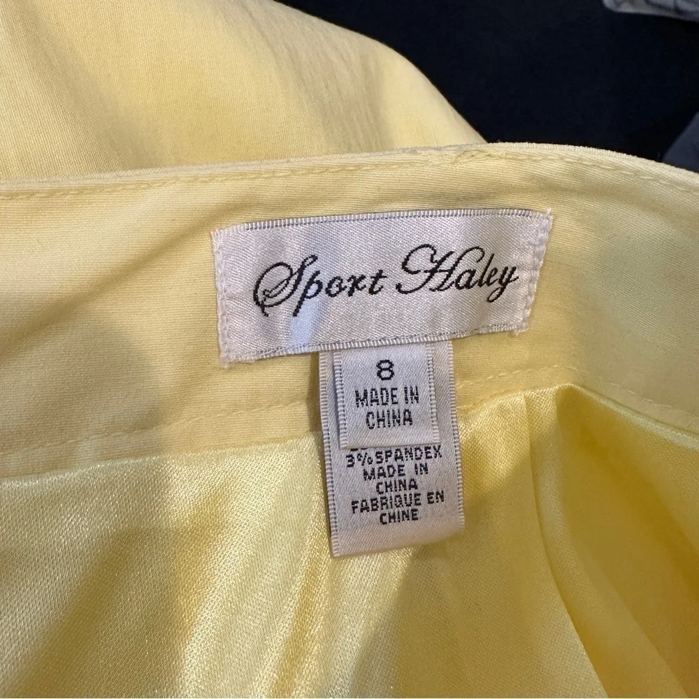 ‎ Skort by Sport Haley Butter Yellow with 5 Pockets 8